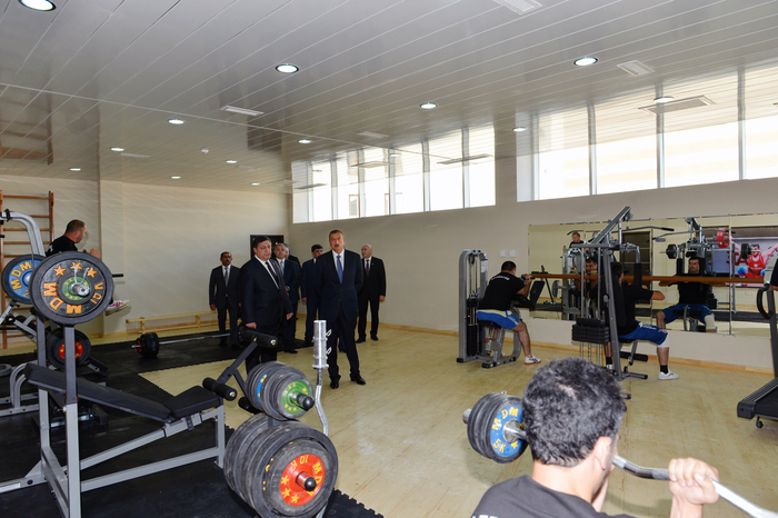 Azerbaijani President attends opening ceremony of Khachmaz Olympic Sport Complex (PHOTO)
