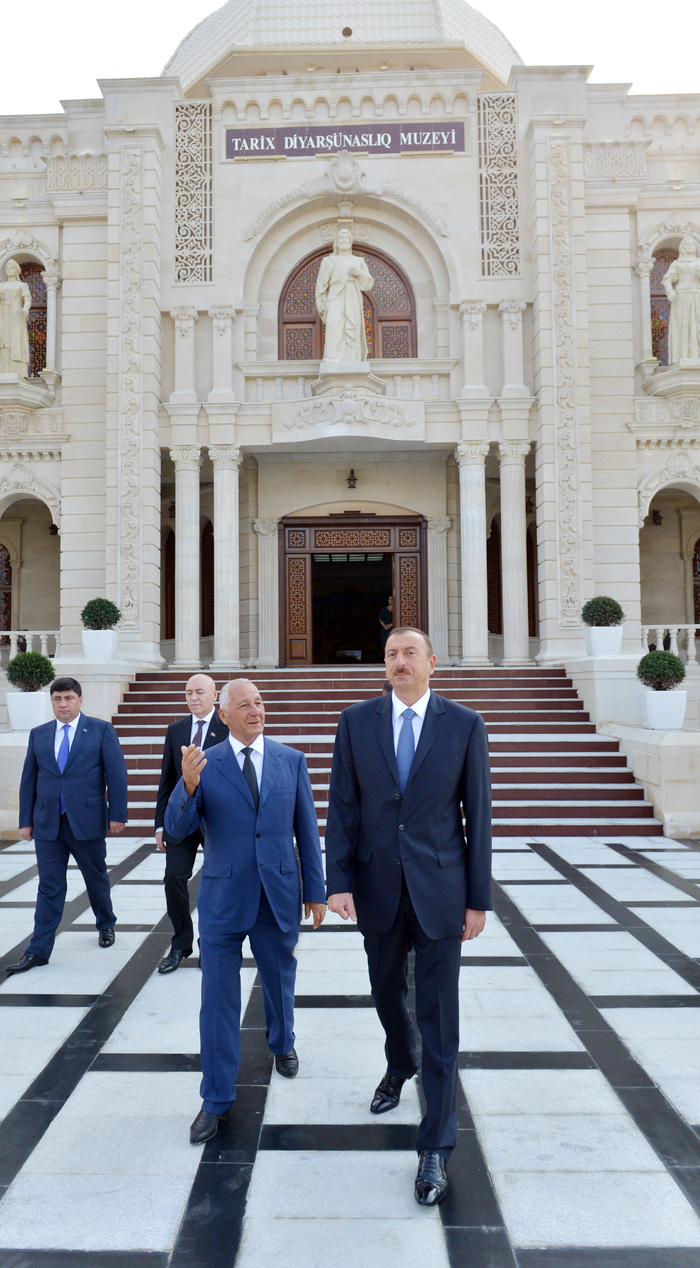 Президент Азербайджана принял участие в открытии Историко-краеведческого музея в Хачмазе (ФОТО)