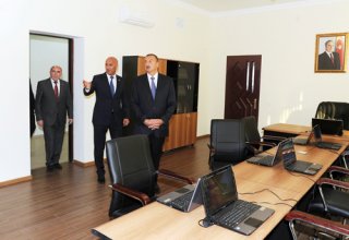 Президент Азербайджана принял участие в открытии нового здания Исполнительной власти Сиязаньского района (ФОТО)