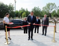 Ильхам Алиев принял участие в открытии здания Шабранской районной организации партии "Ени Азербайджан" (ФОТО)