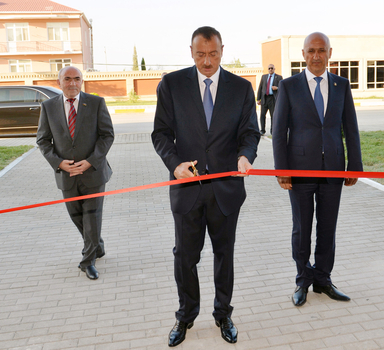 President Aliyev opens new building of New Azerbaijan Party`s Siyazan branch (PHOTO)