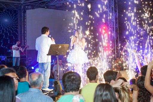 В Набрани состоялся зажигательный концерт Nuri & Jane из Москвы (фотосессия)