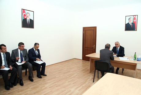 Министр экономразвития Азербайджана принял граждан в Лерике (ФОТО)
