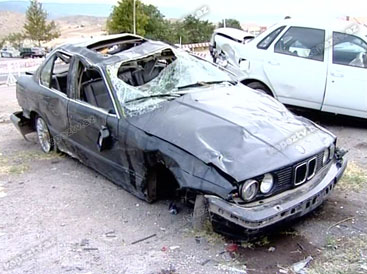 В результате ДТП в одном из районов Азербайджана погибли три человека (ФОТО)
