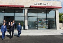 President Ilham Aliyev opens Ismayilli city bus station (PHOTO)