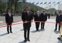 President Ilham Aliyev opens Heydar Aliyev Congress Center in Gabala (PHOTO)