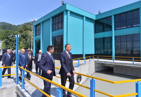 President Ilham Aliyev inaugurates Ismayilli-1 Hydroelectric Power Station (PHOTO)