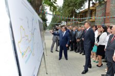 Президент Азербайджана принял участие в церемонии подачи питьевой воды в город Загатала (ФОТО)