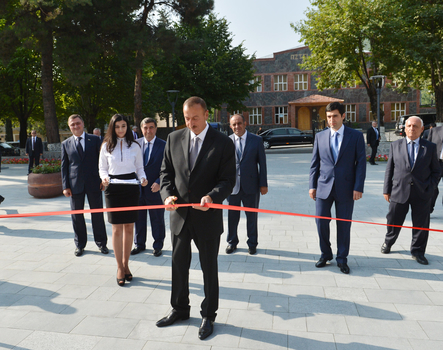 Azerbaijani President inaugurates Heydar Aliyev Center in Gakh (PHOTO)