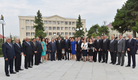 Президент Азербайджана принял участие в открытии Балакенского районного центра культуры (ФОТО)