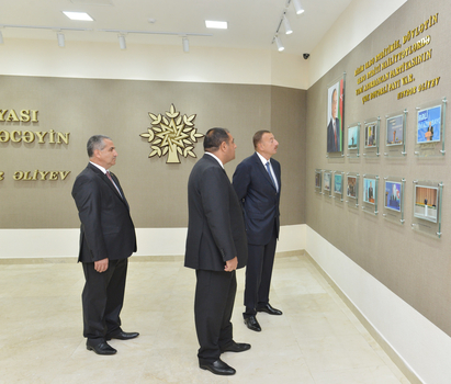 В Балакенском районе состоялось открытие нового здания районной организации партии "Ени Азербайджан" (ФОТО)