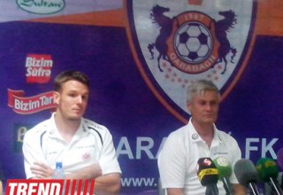 Eintracht manager: We will have to do our best to win Karabakh (PHOTO)