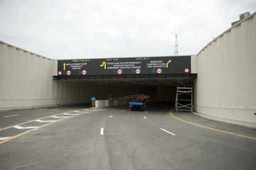 Как будет выглядеть тоннельный комплекс на "Площади Гялябя" около метро "Гянджлик" (ФОТО)