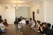 В Баку прошла встреча с членом Совета Украинской молодежной общественной палаты (фото)