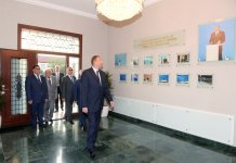 Ильхам Алиев принял участие в открытии нового здания Агджебединской районной организации партии «Ени Азербайджан» (ФОТО)