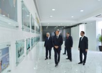 Prezident İlham Əliyev Yeni Azərbaycan Partiyası Sabirabad rayon təşkilatının yeni inzibati binasının açılışında iştirak edib (FOTO)
