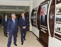 Azerbaijani President Ilham Aliyev familiarizes with conditions in new building of school in Sabirabad District (PHOTO)