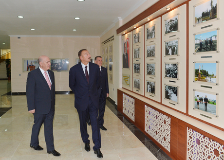 Prezident İlham Əliyev Saatlı Olimpiya İdman Kompleksinin açılışında iştirak edib (FOTO)