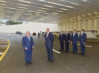 Azerbaijani President Ilham Aliyev attends opening of Gelebe Square road junction (PHOTO)