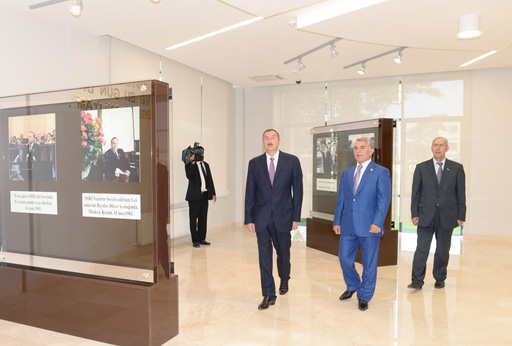 Prezident İlham Əliyev Biləsuvarda Heydər Əliyev Mərkəzinin açılışında iştirak edib (FOTO)