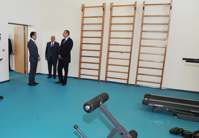 Azerbaijani President attends opening of Masalli Regional Boxing Center (PHOTO)