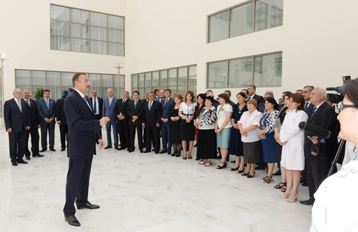 Prezident İlham Əliyev: Siyasətimizin mərkəzində Azərbaycan vətəndaşıdır, onun rifahı, onun sağlamlığıdır (FOTO)