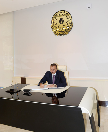 Президент Азербайджана принял участие в открытии Центра Гейдара Алиева в Билясуваре (ФОТО)