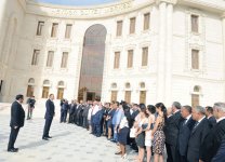 Президент Азербайджана принял участие в открытии Центра Гейдара Алиева в Сальяне (ФОТО)
