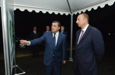 Azerbaijani President attends opening of new commissioned road in Astara (PHOTO)