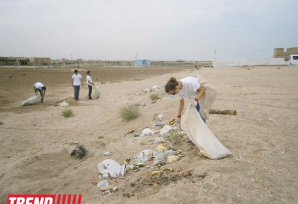 Mardakan beach will be cleaned from waste