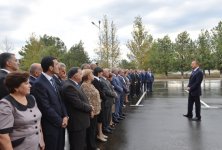 Президент Азербайджана принял участие в открытии Евлахского аэропорта (ФОТО)