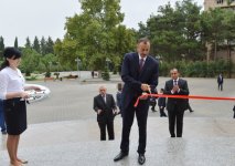 Президент Азербайджана принял участие в открытии Центра Гейдара Алиева в Нафталане (ФОТО)