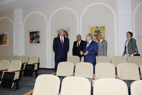 Президент Ильхам Алиев принял участие в открытии Школы ашугской музыки в Гедабеке (ФОТО)