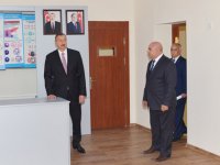 Президент Азербайджана ознакомился с состоянием зданий двух школ в Хатаинском районе Баку после реконструкции (ФОТО)