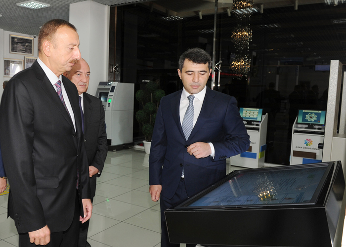 Azerbaijani President attends opening of “ASAN Xidmet” Center No 3 in ...