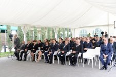 Azərbaycan Prezidenti və xanımı Quba Soyqırımı Memorial Kompleksinin açılışında iştirak ediblər (FOTO)