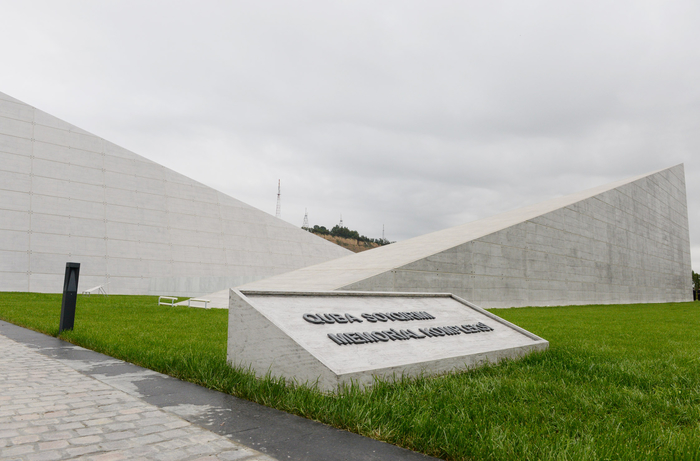 Azərbaycan Prezidenti və xanımı Quba Soyqırımı Memorial Kompleksinin açılışında iştirak ediblər (FOTO)