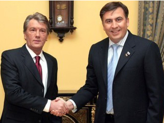 Saakashvili meets former Ukrainian president