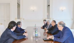 Azerbaijani President receives UEFA President