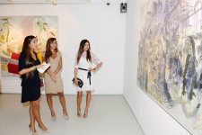 Первая леди Азербайджана приняла участие в церемонии открытия выставки талантливой художницы Аиды Махмудовой (ФОТО)