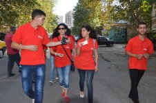 Молодежная инициативная группа «Мой Президент» проводит очередную акцию (ФОТО)