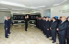 Ильхам Алиев принял участие в церемонии сдачи в эксплуатацию электрической подстанции в Низаминском районе Баку (ФОТО)