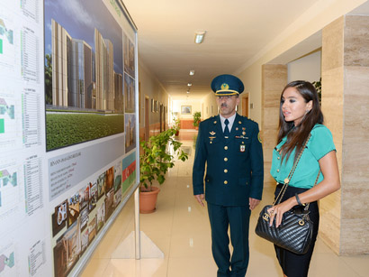 Vice-President of Heydar Aliyev Foundation Leyla Aliyeva familiarizes with Special School of State Border Service (PHOTO)