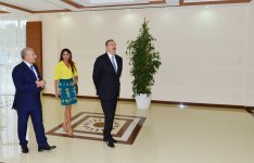 Ильхам Алиев и его супруга приняли участие в церемонии открытия пансионата для ветеранов войны и труда в поселке Бильгя (ФОТО)