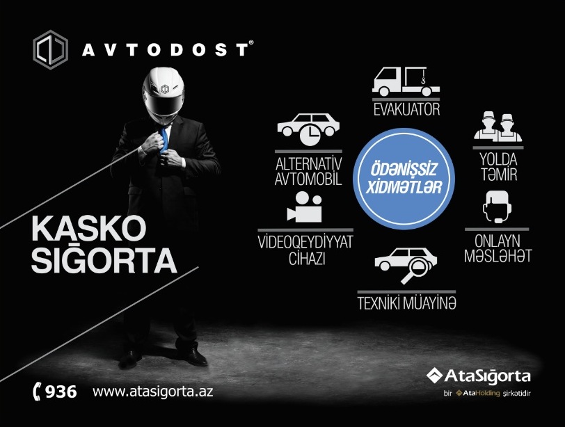 “AtaSığorta” ASC yeni “Avtodost” kasko sığortasını təqdim edir
