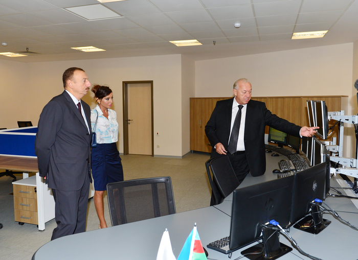 Azerbaijani President and his spouse attend opening of building of Air Traffic Control Center of Azerbaijan Airlines (PHOTO)