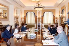 Azerbaijan’s First Lady meets French Senate member (PHOTO)