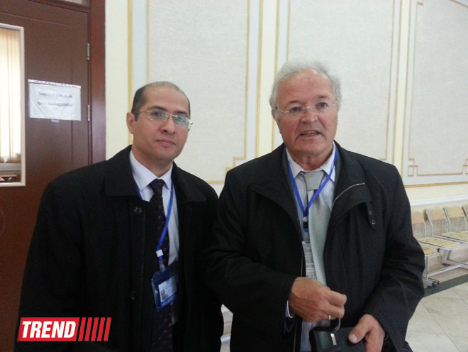 German observer: Activity of voters observed at presidential election in Azerbaijan (PHOTO)