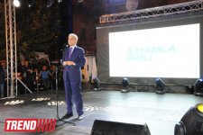 Azerbaijan’s ruling party marks Ilham Aliyev’s victory in presidential election (PHOTO)