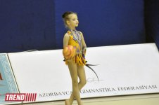 Определились победители первого дня 20-го чемпионата Баку по художественной гимнастике (ФОТО)
